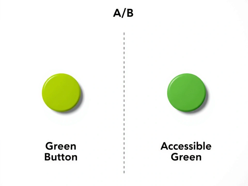 Comparación de botones para prueba de accesibilidad
